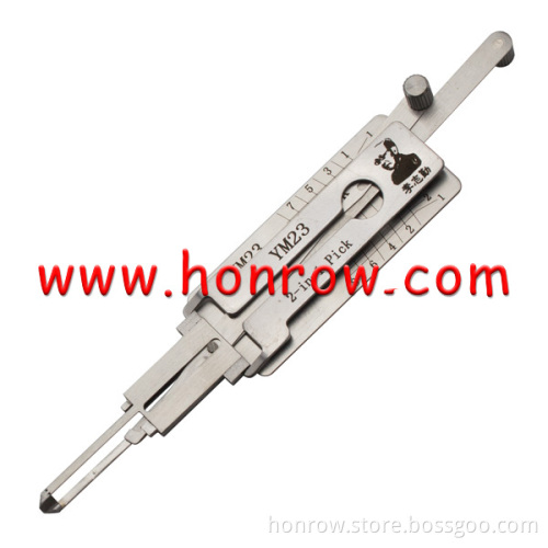 Original Lishi YM23 2 in 1 decoder and lock pick for ignition lock Smart